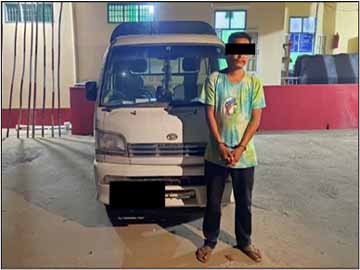 ပဲခူးတိုင်းဒေသကြီး၊ ဝေါမြို့နယ်၌ လိုင်စင်မဲ့မော်တော်ယာဉ်  တစ်စီး ဖမ်းဆီးရမိ