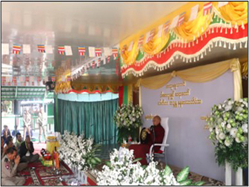 မန္တလေးဗဟိုအကျဉ်းထောင်၌ အဘိဓမ္မာတက္ကသိုလ် ပါမောက္ခချုပ်၊ သီတဂူကမ္ဘာ့ဗုဒ္ဓတက္ကသိုလ် ပါမောက္ခချုပ်၊ ပညာဘူမိတက္ကသိုလ် သဘာပတိ၊ ရွှေကျင်နိကာယဥပဥက္ကဋ္ဌ၊ မဟာနာယက ဒေါက်တာ ဘဒ္ဒန္တနန္ဒမာလာဘိဝံသမှ အကျဉ်းထောင်အတွင်းသို့ ကြွရောက်၍ တရားတော်များဟောကြား
