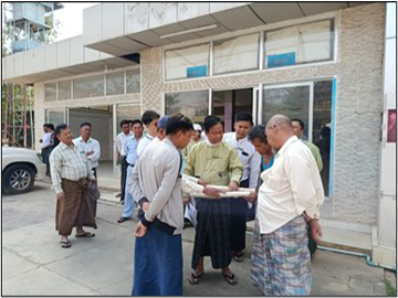 မကွေးတိုင်းဒေသကြီး၊ မင်းဘူးခရိုင်၊ မင်းဘူးမြို့၊ အမှတ်(၁၊ ၃၊ ၄) ရပ်ကွက်များ၌ မြေငှားဂရန် လျှောက်ထားလာမှုအား ကွင်းဆင်းစစ်ဆေး