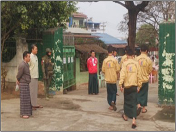 ရှမ်းပြည်နယ်၊ မူဆယ်မြို့နယ်နှင့် လွိုင်လင်မြို့နယ်အတွင်းရှိ အခြေခံပညာအထက်တန်းကျောင်း စာစစ်ဌာနများ၌ ကျောင်းသား/သူများ စာမေးပွဲဖြေဆိုနေမှုအခြေအနေအား ကွင်းဆင်းစစ်ဆေး