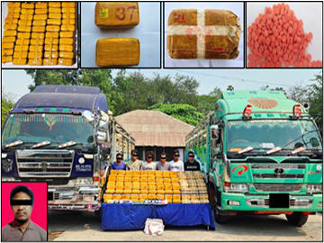 မန္တလေးတိုင်းဒေသကြီး၊ ပြည်ကြီးတံခွန်မြို့နယ်၌ ငွေကျပ် ၂ ဒသမ ၂ ဘီလီယံကျော်တန်ဖိုးရှိ စိတ်ကြွရူးသွပ်ဆေးပြား ၁၅ သိန်းကျော် ဖမ်းဆီးရမိ