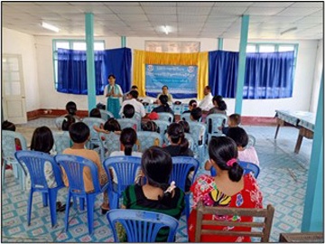 ရန်ကုန်တိုင်းဒေသကြီး၊ မင်္ဂလာဒုံခရိုင်၊ ရွှေပြည်သာမြို့နယ်ပြန်ကြားရေးနှင့်ပြည်သူ့ဆက်ဆံရေးဦးစီးဌာနရုံး၌ Physical Fitness Dance သင်တန်းဖွင့်ပွဲအခမ်းအနား ကျင်းပ