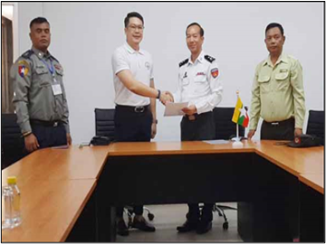 အွန်လိုင်းလိမ်လည်မှု (Telecom Fraud) နှင့် ဒုစရိုက်မှုလုပ်ငန်းများတွင် ဆက်စပ်ပါဝင်ခဲ့ကြသည့်  ဖိလစ်ပိုင်နိုင်ငံသား ၃၀ ဦးနှင့် လာအိုနိုင်ငံသား ၂၃ ဦး လွှဲပြောင်းပေးအပ်ခဲ့ပြီး ပြည်ပနိုင်ငံသား  ၂၃၀ ဦး ထပ်မံစစ်ဆေး ဖော်ထုတ်ထိန်းသိမ်း
