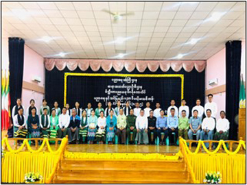 မန္တလေးတိုင်းဒေသကြီး၊ မိတ္ထီလာခရိုင်၊ မိတ္ထီလာမြို့ပညာရေးဒီဂရီကောလိပ်၊ ပညာရတနာခန်းမ၌ ပညာရေးနှင့်သင်ပြနည်းပညာဒီပလိုမာသင်တန်း (Dip.EP) အမှတ်စဉ်(၁/၂၀၂၅)ဖွင့်ပွဲအခမ်းအနား ကျင်းပ