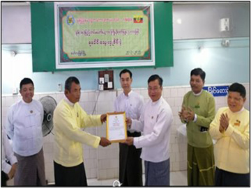 မွန်ပြည်နယ်၊ မော်လမြိုင်ခရိုင်၊ မော်လမြိုင်မြို့၊ ပန်းဘဲတန်းရပ်ကွက်ရှိ ခုတင်(၅၀၀) ပြည်သူ့ဆေးရုံကြီး သွေးလှူဘဏ်၌ နှစ်(၈၀)ပြည့် တပ်မတော်နေ့အား ကြိုဆိုဂုဏ်ပြုသောအားဖြင့် စုပေါင်းသွေးလှူဒါန်းပွဲအခမ်းအနား ကျင်းပ