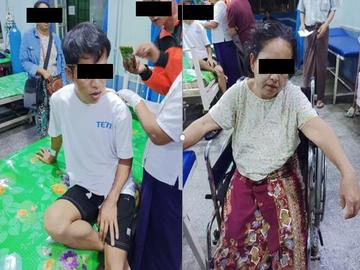 ကချင်ပြည်နယ်၊ ဝိုင်းမော်မြို့နယ်၌ KIA လက်နက်ကိုင်သောင်းကျန်းသူအဖွဲ့နှင့် PDF အမည်ခံ အကြမ်းဖက်သမားများ ပူးပေါင်းအဖွဲ့က ကျေးရွာအတွင်းသို့ လက်နက်ကြီးဖြင့် ပစ်ခတ်တိုက်ခိုက်ခဲ့မှုကြောင့် အပြစ်မဲ့ အရပ်သားပြည်သူ သုံးဦး ထိခိုက်ဒဏ်ရာရရှိ