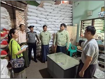 ရန်ကုန်တိုင်းဒေသကြီး၊ မင်္ဂလာဒုံခရိုင်၊ မင်္ဂလာဒုံမြို့နယ်၊ ဒု-စံပြရပ်ကွက်၌ ပဒေသာဆန်ဆိုင်တွင် သတ်မှတ်ထားသော ရည်ညွှန်းဈေးနှုန်းများဖြင့် ရောင်းချခြင်း ရှိ/မရှိနှင့် သိုလှောင်သိမ်းဆည်ထားခြင်း ရှိ/မရှိ ကွင်းဆင်းစစ်ဆေး