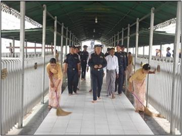 (၇၉)နှစ်မြောက် မြန်မာနိုင်ငံမီးသတ်တပ်ဖွဲ့နေ့ကို ကြိုဆိုဂုဏ်ပြုသောအားဖြင့် မန္တလေးတိုင်းဒေသကြီး၊ အောင်မြေသာစံမြို့နယ်ရှိ စန္ဒာမုနိဘုရားနှင့် အမရပူရမြို့နယ်ရှိ ရွှေကူကြီးဘုရားများတွင် စုပေါင်းသန့်ရှင်းရေးပြုလုပ် ဆောင်ရွက်မှု