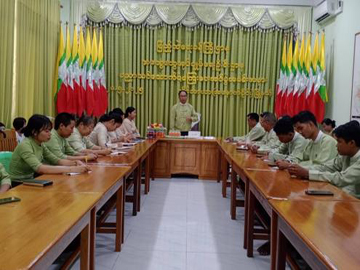 ရန်ကုန်တိုင်းဒေသကြီး၊ အင်းစိန်ခရိုင်၊ လှိုင်သာယာ(အနောက်ပိုင်း)မြို့နယ်အထွေထွေအုပ်ချုပ်ရေးဦးစီးဌာန အစည်းအဝေးခန်းမ၌ ၂၀၂၅-၂၀၂၆ ခုနှစ်၊ ပညာသင်နှစ်အတွက် ပညာသင်ထောက်ပံ့ကြေး ပေးအပ်ပွဲအခမ်းအနား ကျင်းပ 