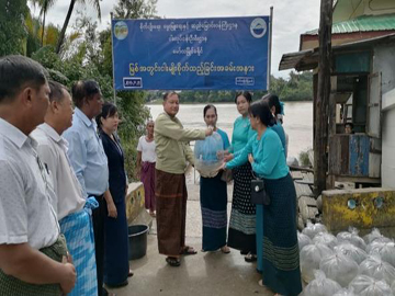 မွန်ပြည်နယ်၊ မော်လမြိုင်ခရိုင်၊ မော်လမြိုင်မြို့၊ ရွှေမြိုင်သီရိရပ်ကွက်၊ မျှော်လင့်ကူးတို့ဆိပ်ကမ်း၌ ငါးမျိုး စိုက်ထည့်ခြင်းအခမ်းအနား ကျင်းပ