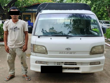 ပဲခူးတိုင်းဒေသကြီး၊ ပဲခူးမြို့နယ်၌ လိုင်စင်မဲ့မော်တော်ယာဉ် တစ်စီး ဖမ်းဆီးရမိ