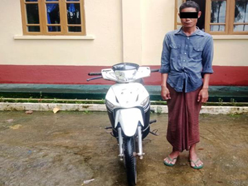 မွန်ပြည်နယ်ရှိ မြို့နယ်အချို့၌ လိုင်စင်မဲ့မော်တော်ဆိုင်ကယ်များ ဖမ်းဆီးအရေးယူ