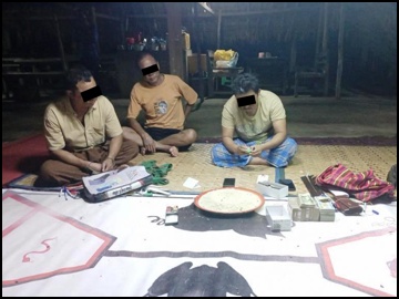 မန္တလေးတိုင်းဒေသကြီး၊ ပျော်ဘွယ်မြို့နယ်၌ ဂျင်ဝိုင်းလောင်းကစားပြုလုပ်နေသူ အမျိုးသား သုံးဦးအား ဖမ်းဆီးအရေးယူ