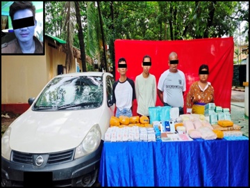 မွန်ပြည်နယ်၊ ကျိုက်ထိုမြို့နယ်၌ ငွေကျပ် ၁ ဒသမ ၂ ဘီလီယံကျော်တန်ဖိုးရှိ မူးယစ်ဆေးဝါးများ ဖမ်းဆီးရမိ