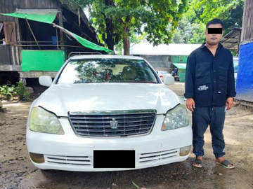 ပဲခူးတိုင်းဒေသကြီး၊ ပြည်မြို့နယ်၌ လိုင်စင်မဲ့ မော်တော်ယာဉ် တစ်စီး ဖမ်းဆီးရမိ