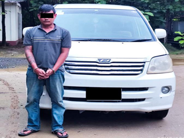 ပဲခူးတိုင်းဒေသကြီး၊ ဖြူးမြို့နယ်၌ လိုင်စင်မဲ့ မော်တော်ယာဉ် တစ်စီး ဖမ်းဆီးရမိ