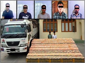 မန္တလေးတိုင်းဒေသကြီး၊ ကျောက်ဆည်မြို့နယ်၌ ငွေကျပ် ၃ ဘီလီယံကျော်တန်ဖိုးရှိ ဘိန်းဖြူ ၁၄၈ ကီလိုကျော် ဖမ်းဆီးရမိ